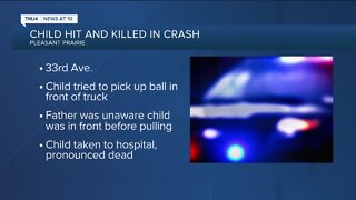 3-year-old kid dies after being hit by a pick-up truck