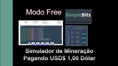 SimpleBits simulador de mineração pagando #dogecoin #dogecoingratis #moedadigital #criptomoedafacil