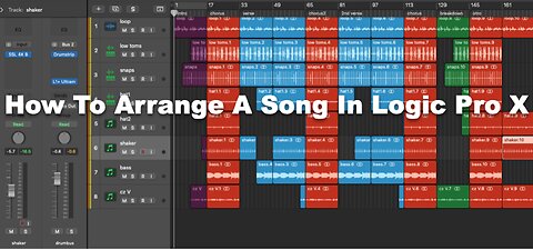 How to arrange a song in Logic Pro X