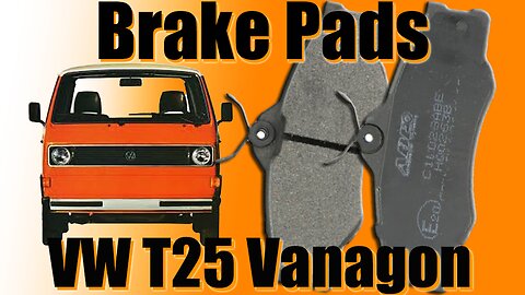 VW T25 Vangaon Brake Pads DIY Mechanic Guide for Removing and refitting Brake Pads