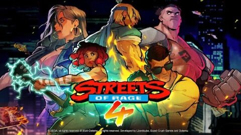 Streets of Rage 4 Couch Co-op Gameplay Stream