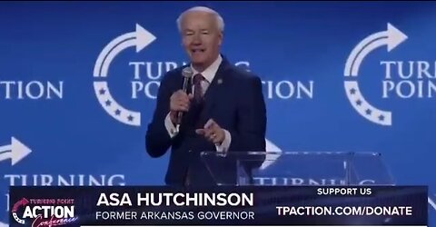 Asa Hutchinson Gets BOOED At Turning Point