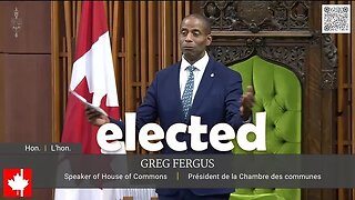 ELECTED! Liberal Greg Fergus chosen as new House Speaker