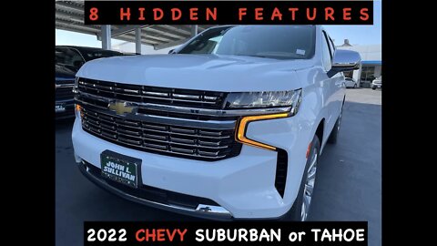 8 Hidden Features - 2022 Chevy Suburban | Tahoe