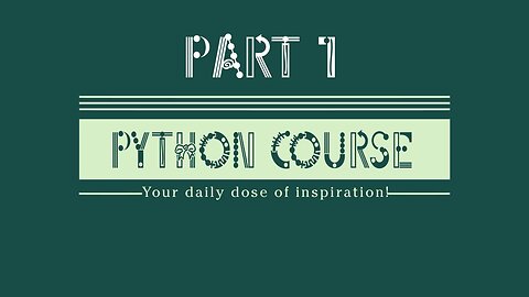 Course Introduction | The Python Mega Course | CelestialWarrior