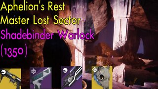 Destiny | Aphelion's Rest | Master Lost Sector | Solo Flawless | Warlock