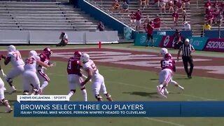 Browns, Broncos select five OU players combined