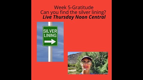 Week 5-Gratitude Can You Find the Silver Lining