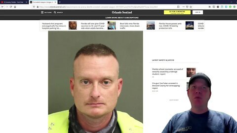 Jeremy Dewitte - Arrested & released once again! (Orlando Sentinel)
