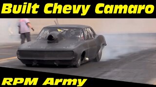 Fast Chevy Camaro Drag Car