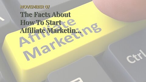 The Facts About How To Start Affiliate Marketing In WordPress With A Perfect Revealed