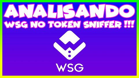 ANALISANDO WSG NO TOKEN SNIFFER !!!