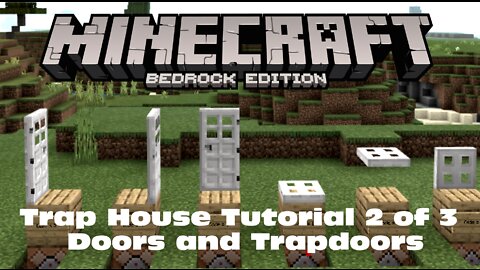 Minecraft House Build with Booby Trap Chest - Tutorial 2