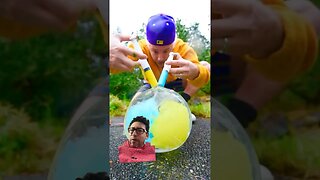 Crazy ice balloon #balloon