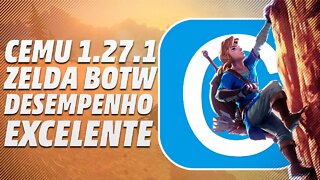 ZELDA BREATH OF THE WILD NO PC COM A MELHOR VERSÃO DO CEMU 1.27.1 + GTX 1650 + i5