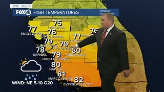 FORECAST: Unsettled weather continues into the start of the week