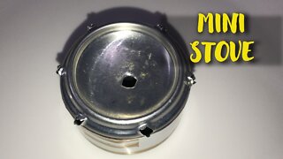 THE MOST SIMPLE ALCOHOL CAN STOVE IN THE WORLD, READY IN A FEW MINUTES (JUST FOR EMERGENCY)