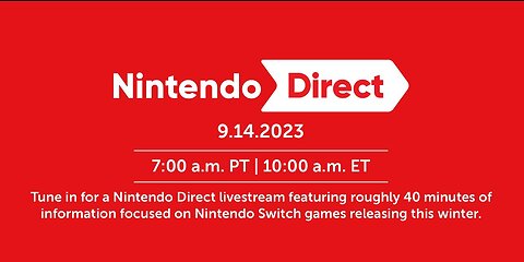 Nintendo Direct 9/14/23 live: w/ Funadian