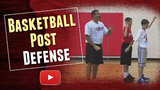 Youth League Basketball Post Defense - Coach Al Sokaitis