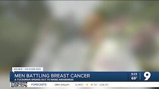 Men battling breast cancer