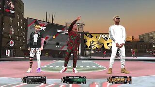 Great Game | A- w/ Destrat & freshprime_YT #2k20 #Park #3v3 #Win