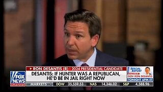 If Hunter Biden Were A Republican He'd Be In Jail: Ron DeSantis