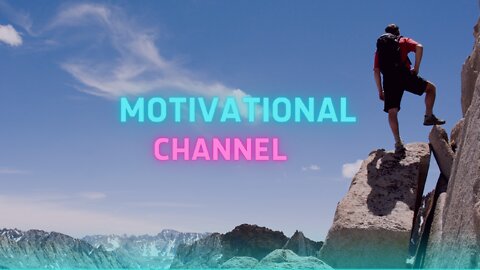 Motivational video for self-improvement
