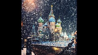 Снег на Красной площади.
