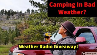 Bad Weather While Camping - Staying Informed