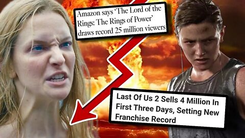 Rings of Power Goes FULL Naughty Dog - Ratings COLLAPSE as They Attack Fans!