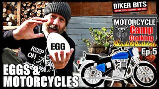 How to Carry EGGS on a Motorcycle - Ep.5 Motorcycle Camp Cooking