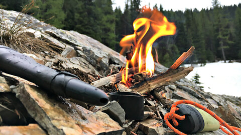 Fire Starting: The Bike Tube Hack