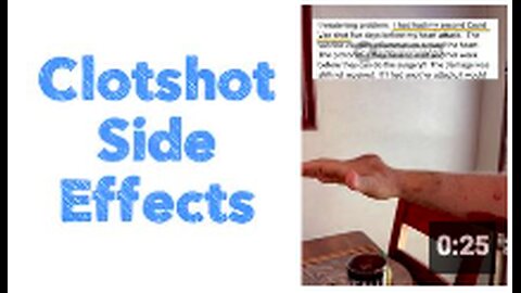 Clotshot Side Effects 👀