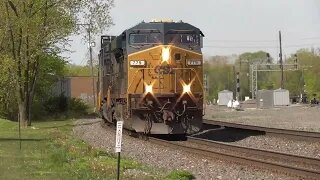 CSX I158 Intermodal Train From Berea, Ohio May 6, 2023