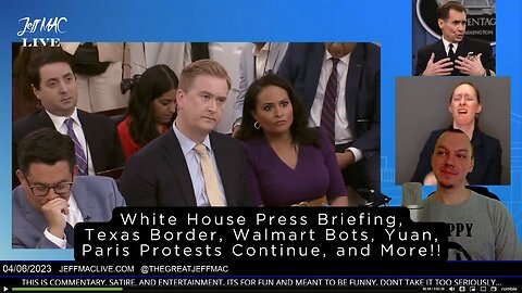 White House Press Briefing, Texas Border, Walmart Bots, Yuan, Paris Protests Continue, and More!!