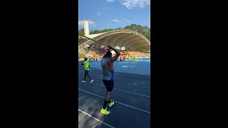 javelin throw. athletics competition in Brazil