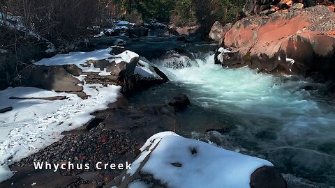 THE MOST GORGEOUS WATERFALL SECTION of Whychus Creek Trail! | HD Winter Snow Hiking Central Oregon