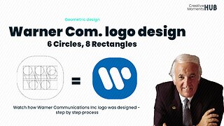 Warner Communications Logo Design Simplified with Shapes - How To Design LG Logo