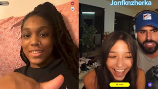 JONFKNZHERKA RIZZES UP GIRLS WITH HIS DAUGHTER ON LIVE