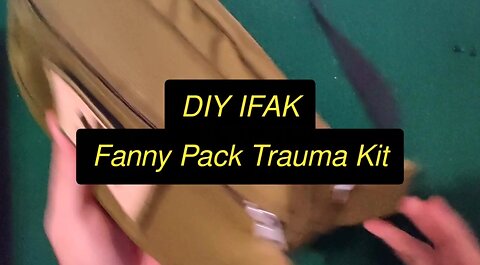 DIY Fanny Pack IFAK