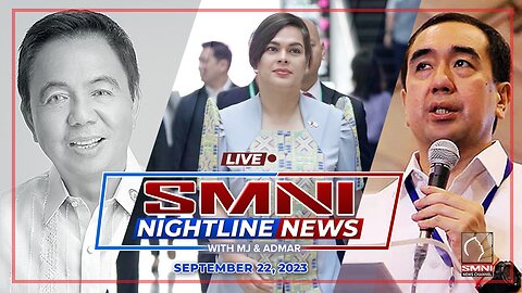 SMNI Nightline News with Admar Vilando & MJ Mondejar | September 22, 2023