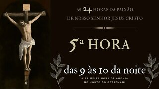 5ª Hora da Paixão de Nosso Senhor Jesus Cristo #litcatolica