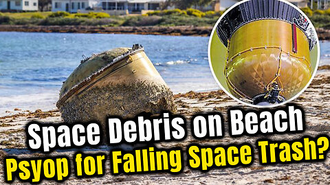 🛸Strange Space Debris landed on Australian Beach - Is this a Psyop👽