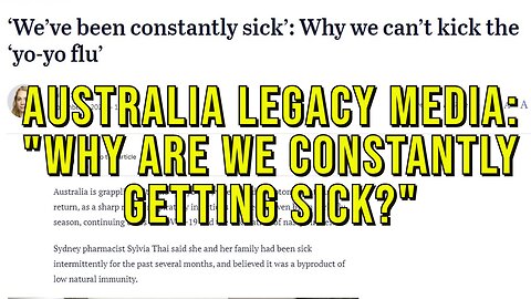 Legacy Media: Australia Struggling With "Yo-Yo Flu" - "Experts" Baffled, Of Course