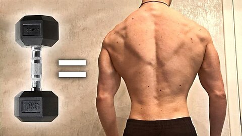 EFFECTIVE Back Workout at Home (Only With Dumbbells)