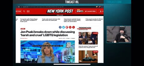 Timcast - Jen Psaki loses it, the lunatic left. Follow for more clips 🦅