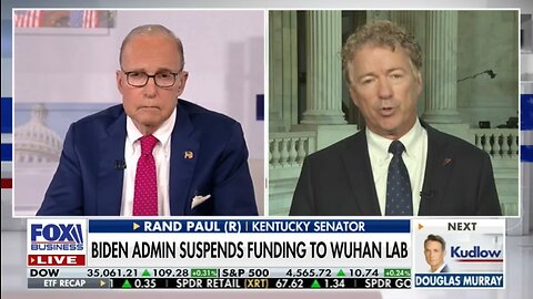 Dr. Rand Paul Joins Larry Kudlow on Fox Business - July 19, 2023