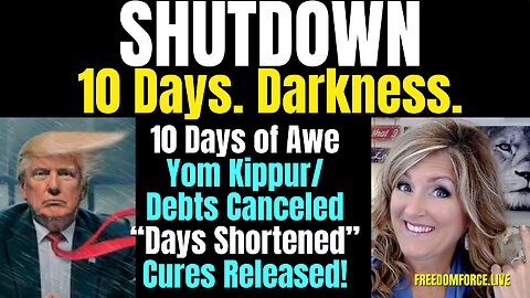 Shutdown! 10 Days + Darkness Debts Canceled, Days Short, Rev 12 9-24-23