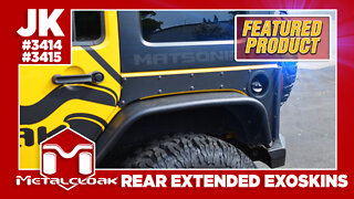 Featured Product: Extended Rear ExoSkins for the 2-Door & 4-Door Jeep JK Wrangler