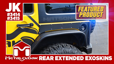 Featured Product: Extended Rear ExoSkins for the 2-Door & 4-Door Jeep JK Wrangler